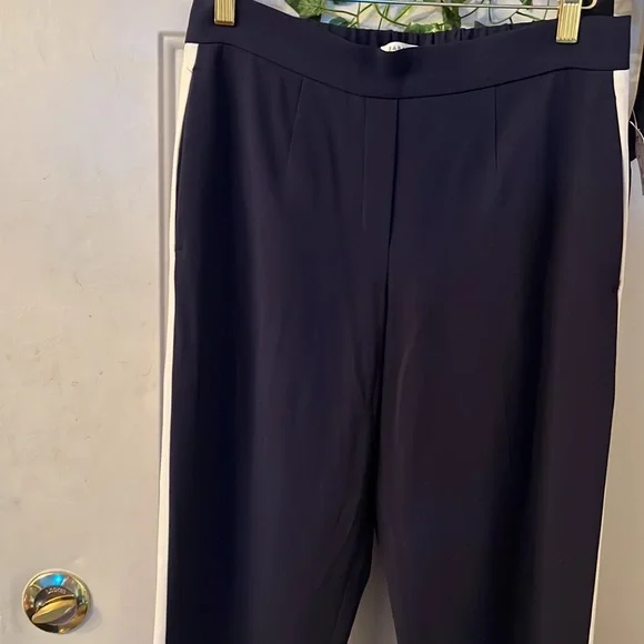 Aritzia Babaton Conan Pant Terado Navy Side Stripe Japanese Crepe Fabric… - Picture 6 of 15